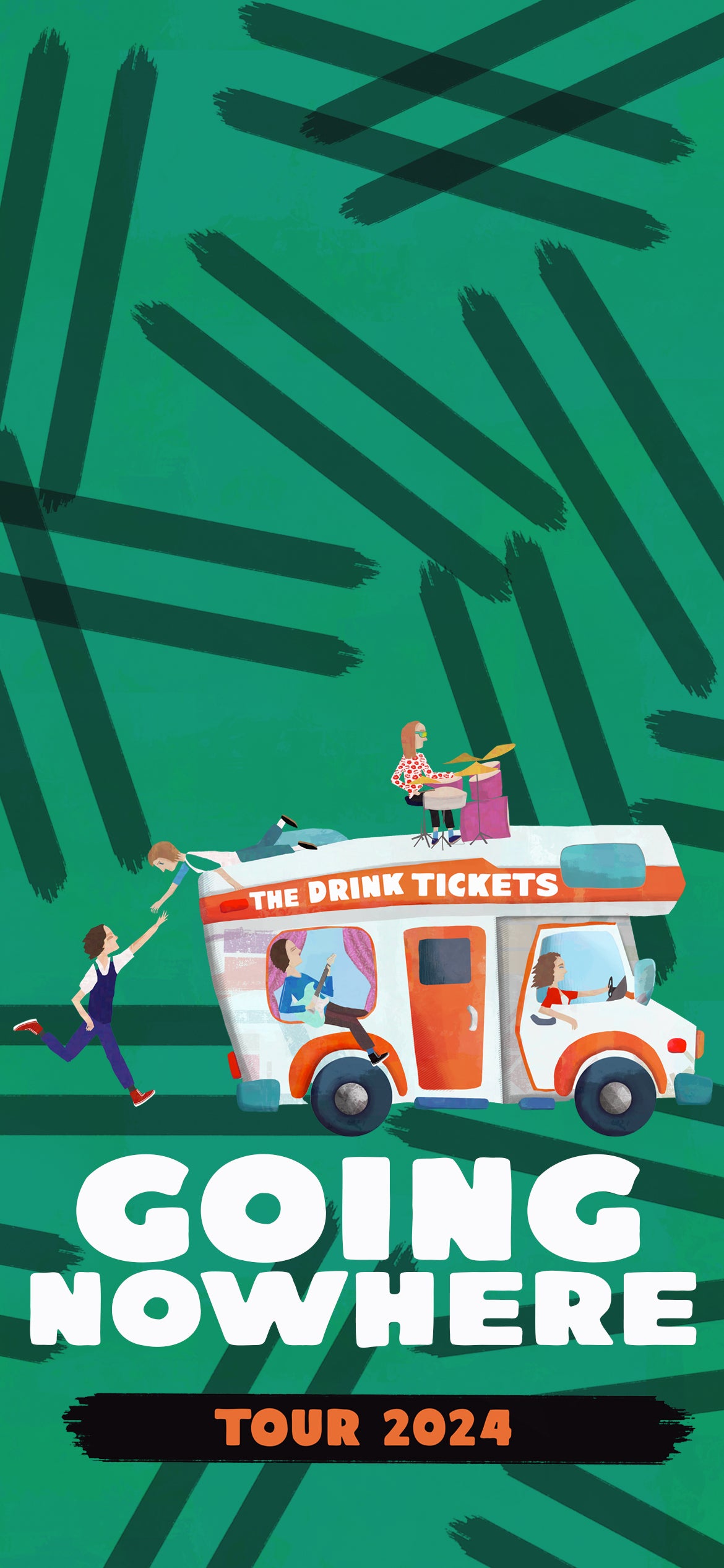 Going Nowhere Tour 2024 Phone Wallpaper