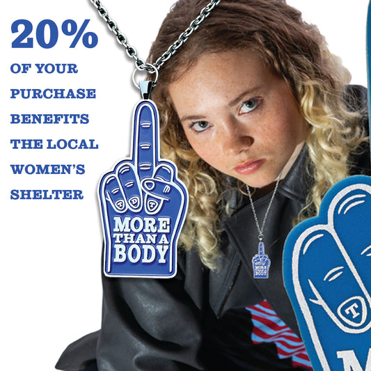 More Than A Body Middle Finger Necklace