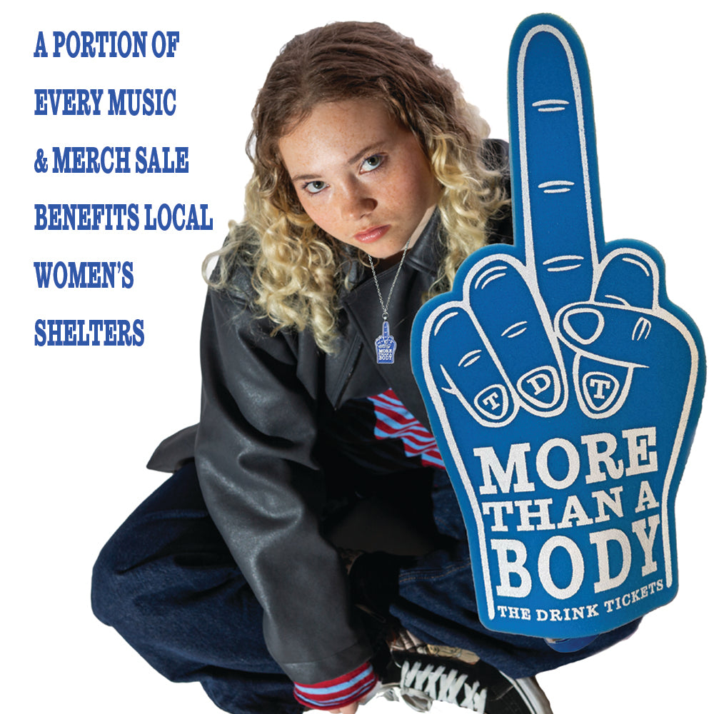 More Than A Body Foam Middle Finger