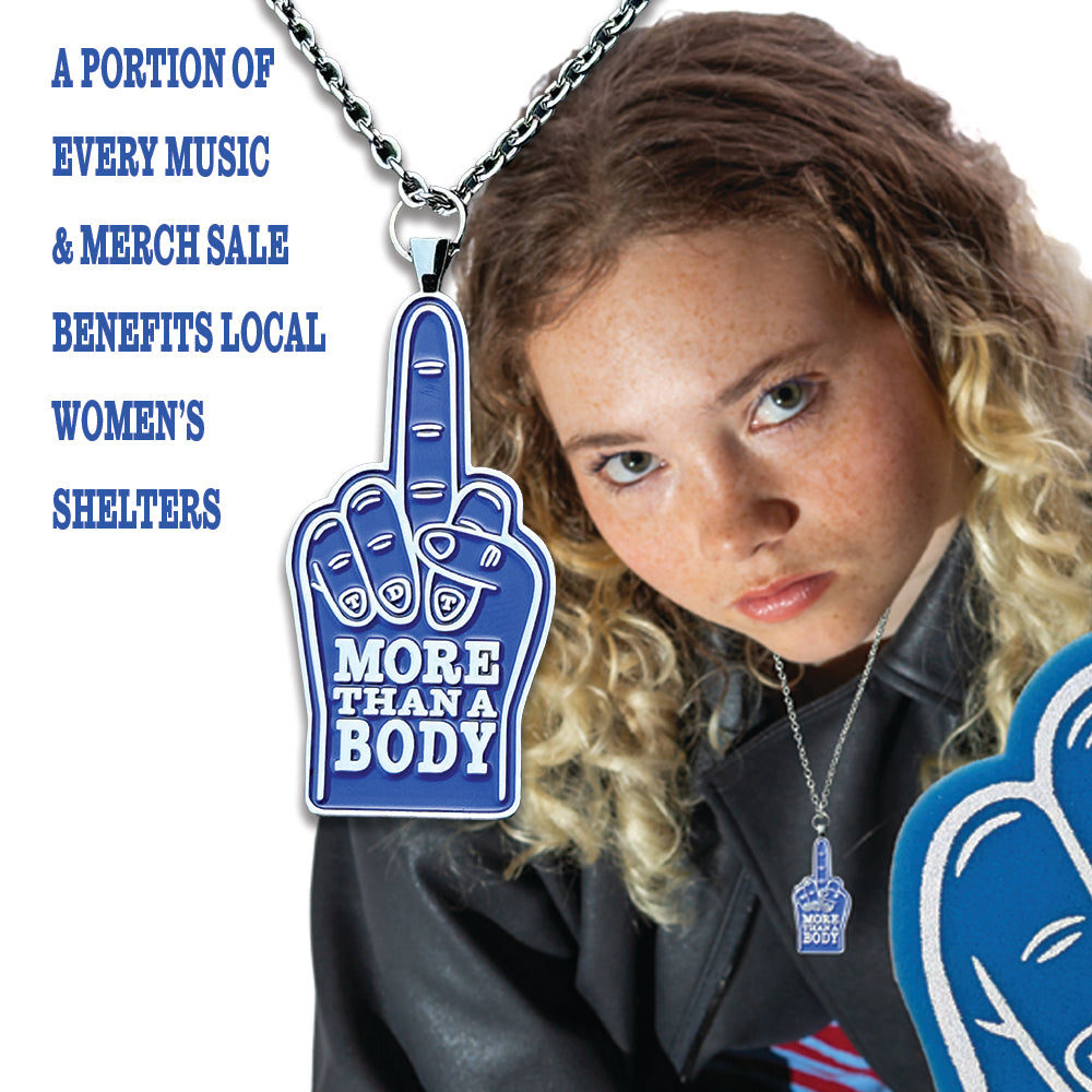 More Than A Body Middle Finger Necklace
